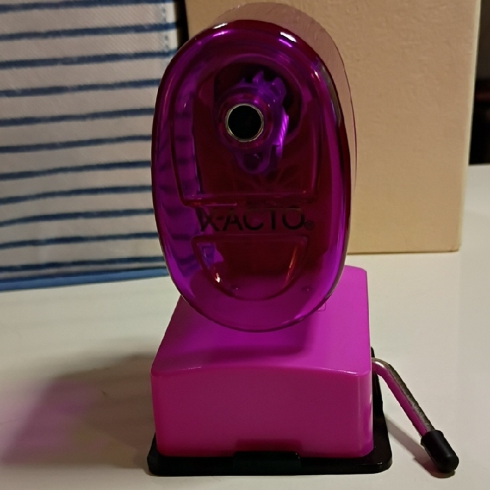 Pink X-ACTO Pencil Sharpener